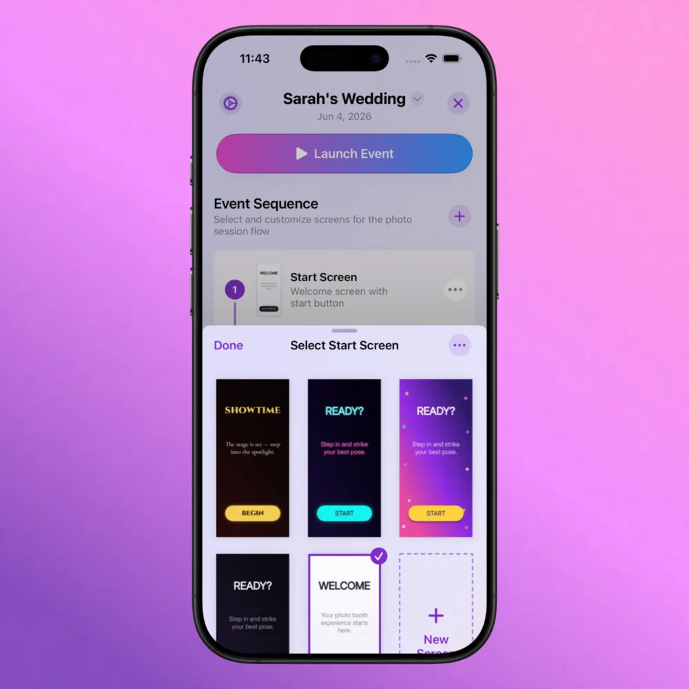 Step 18: Select Start Screen panel with multiple start screen designs Step 18: Select Start Screen panel with multiple start screen designs