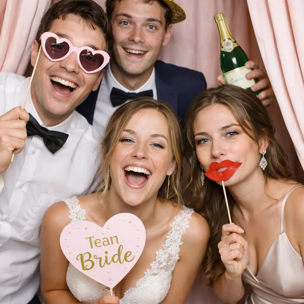 Wedding Photo Booth Ideas Guests Will Actually Use