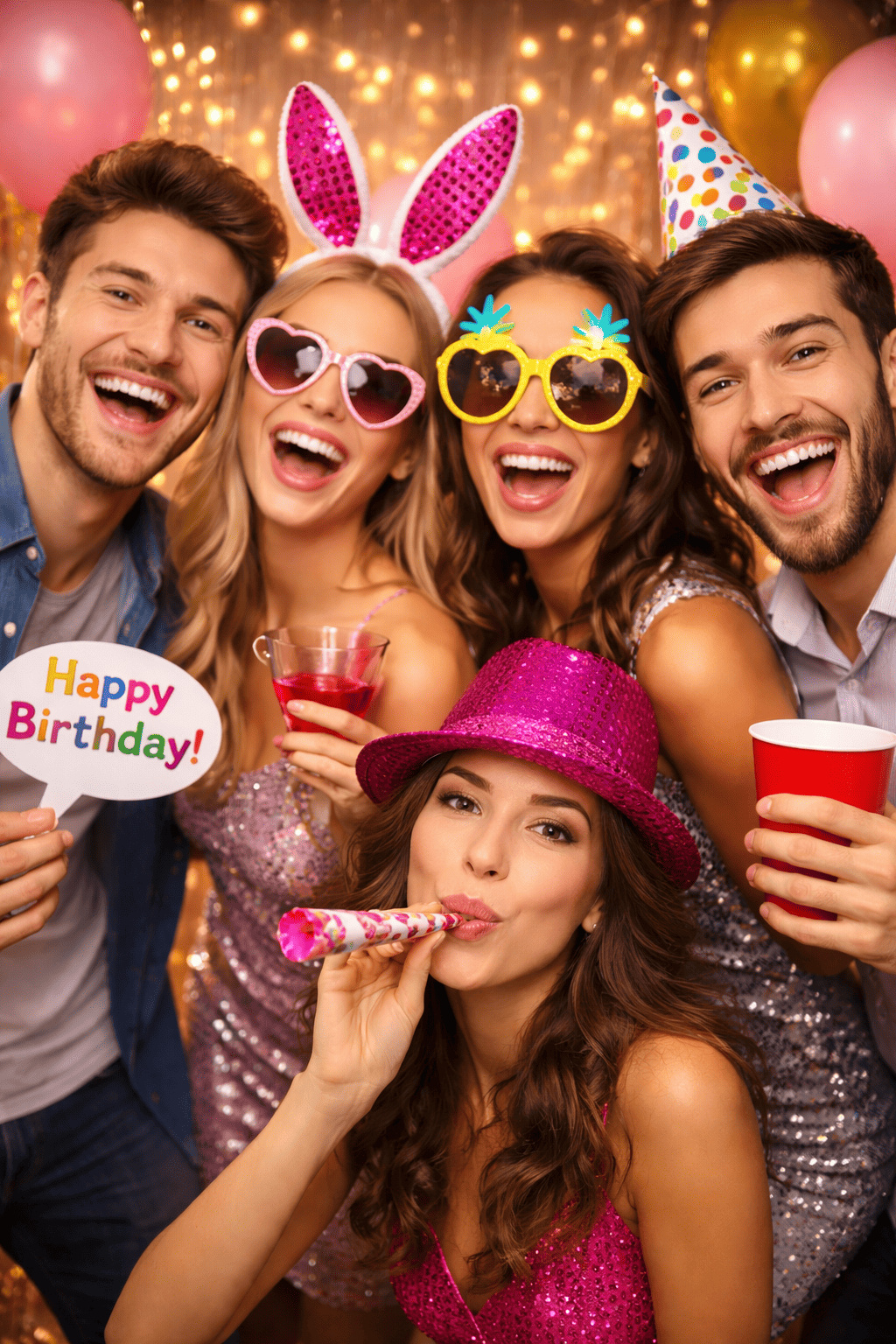 Photo booth for birthday parties