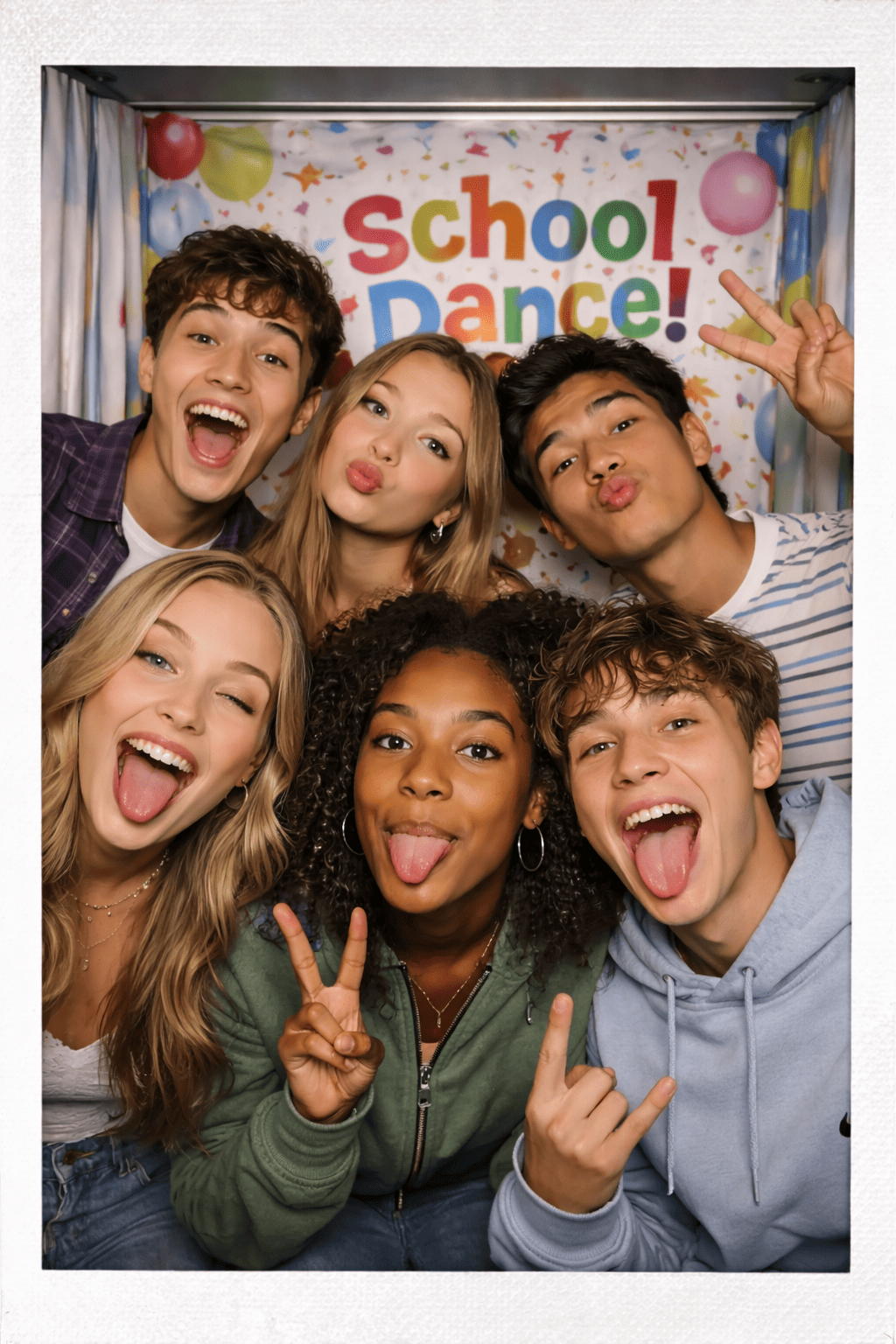Photo booth for school parties