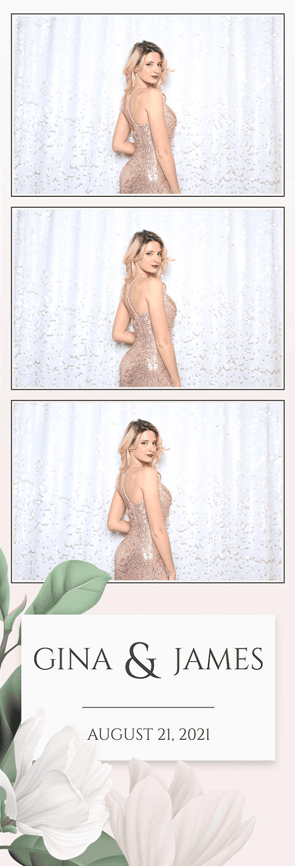 Photo booth strip