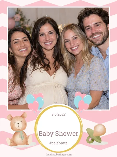 Pink Baby portrait with example photos