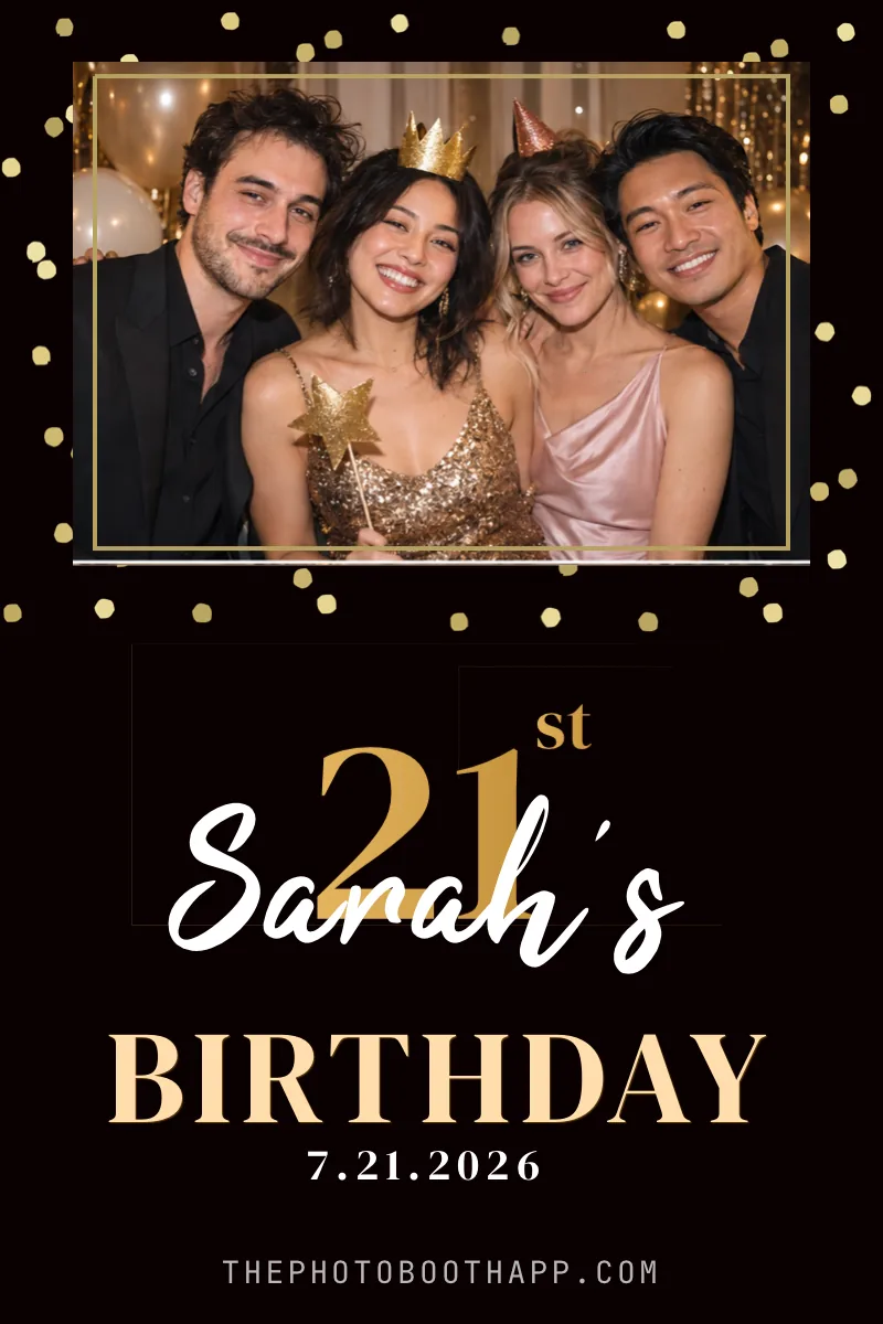 Birthday with example photos