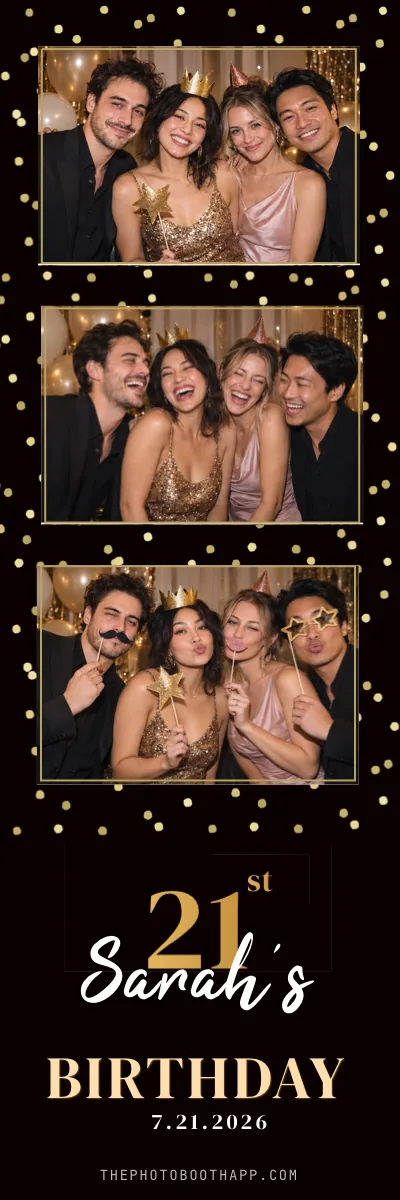 Birthday with example photos