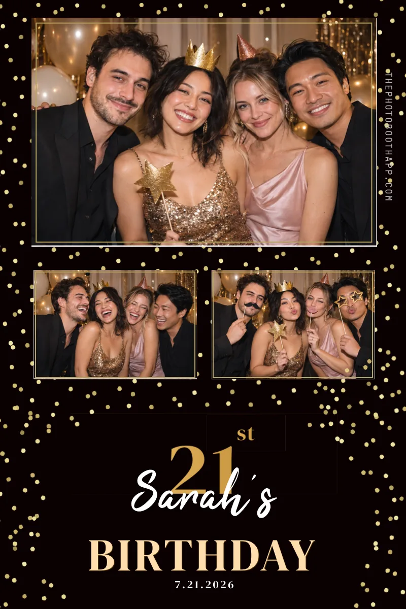 Birthday with example photos