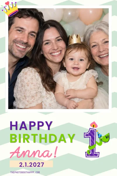 Crown portrait with example photos