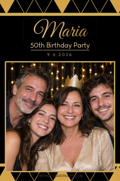 Gold portrait with example photos
