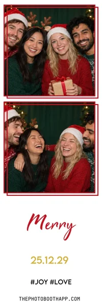 Celebrate photo strip with example photos