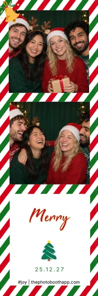 Celebrate photo strip with example photos