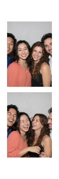 2 x 6 Double Center photo strip with example photos