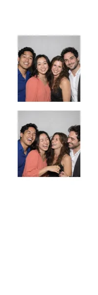 2 x 6 Double Upper photo strip with example photos