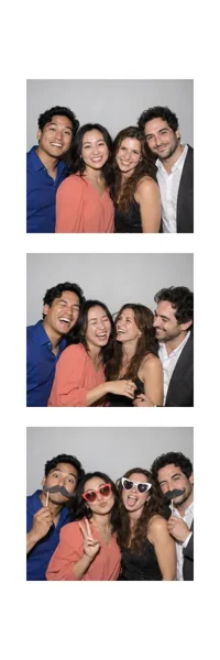 2 x 6 Triple Center photo strip with example photos