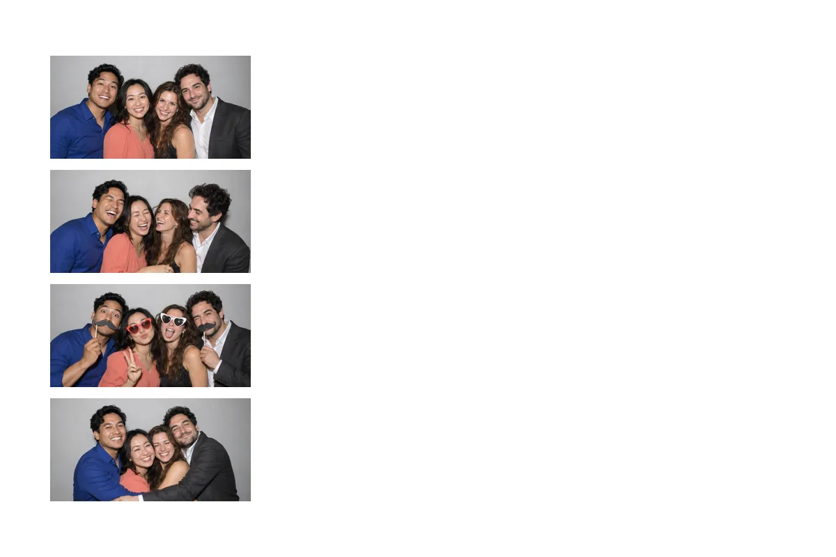 6 x 4 Strip Left with example photos