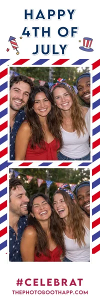 Stripes 2 Photos photo strip with example photos