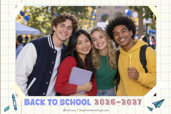 Back To School landscape with example photos