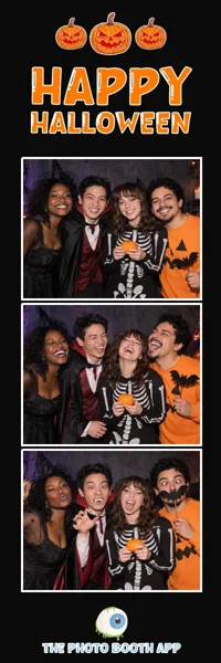 Spooky Strip photo strip with example photos