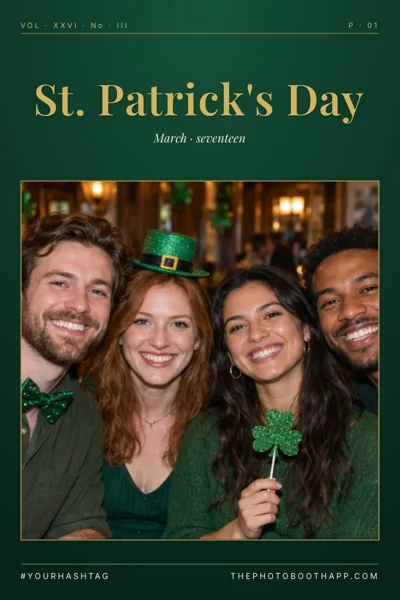 Editorial portrait with example photos