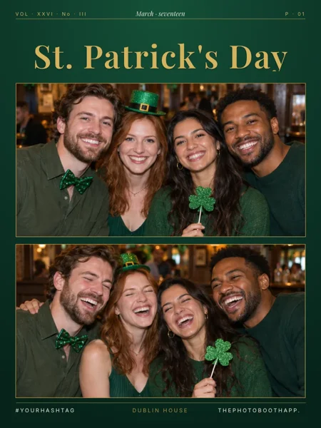 Editorial portrait with example photos