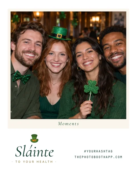 Sláinte portrait with example photos