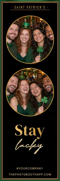 Stay Lucky photo strip with example photos