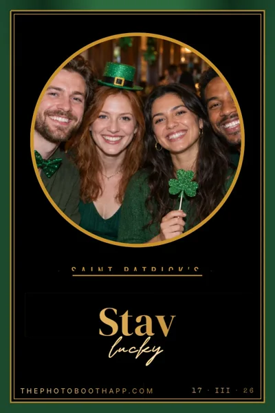 Stay Lucky portrait with example photos