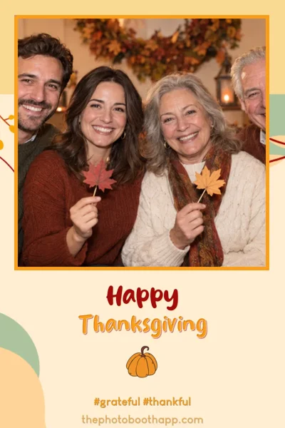 Fall portrait with example photos