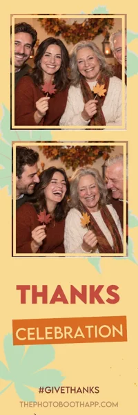 Give Thanks photo strip with example photos