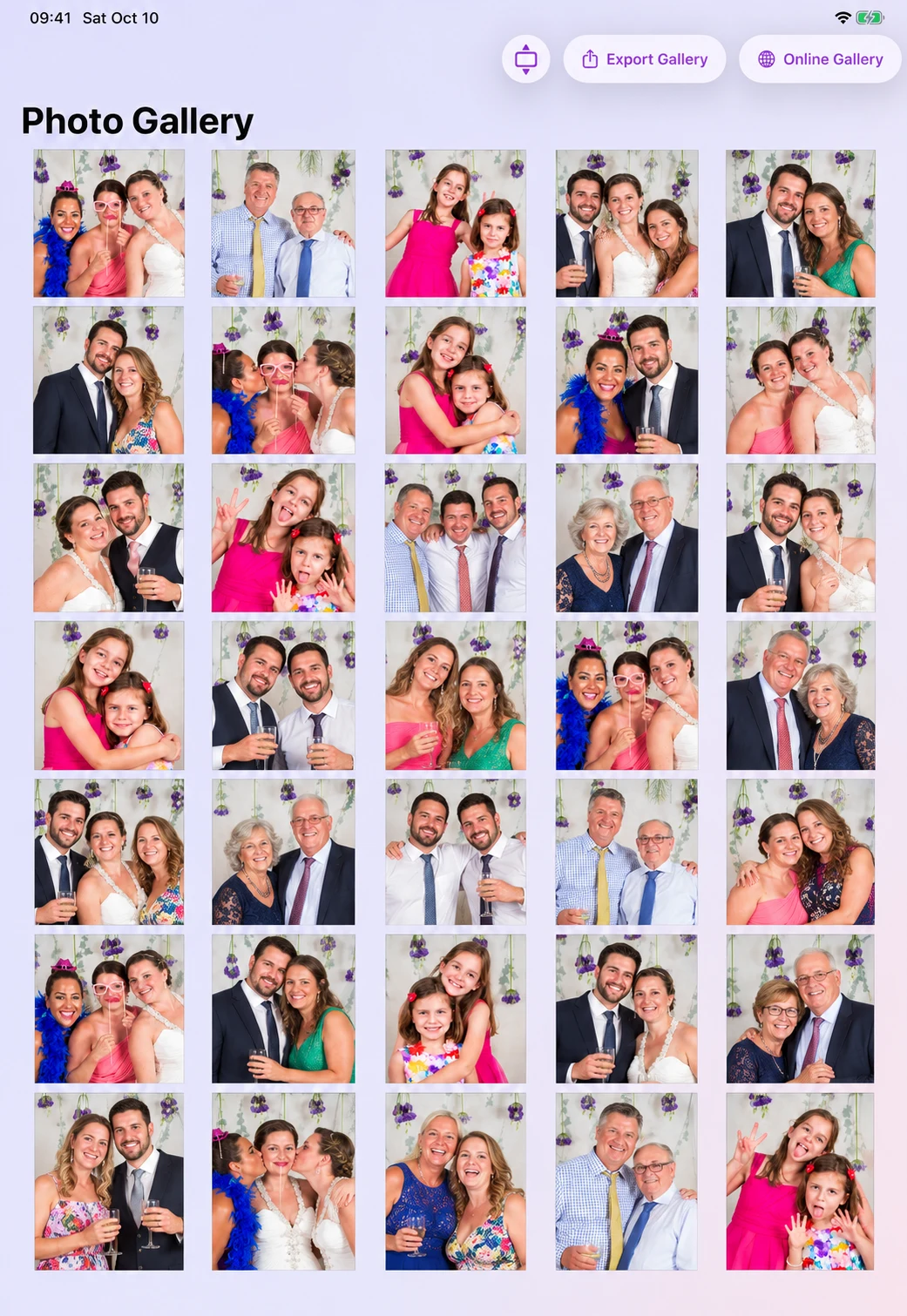 Gallery on iPad