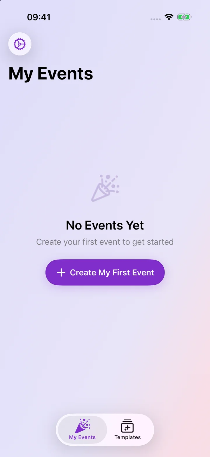 Your first event with Photo Booth App